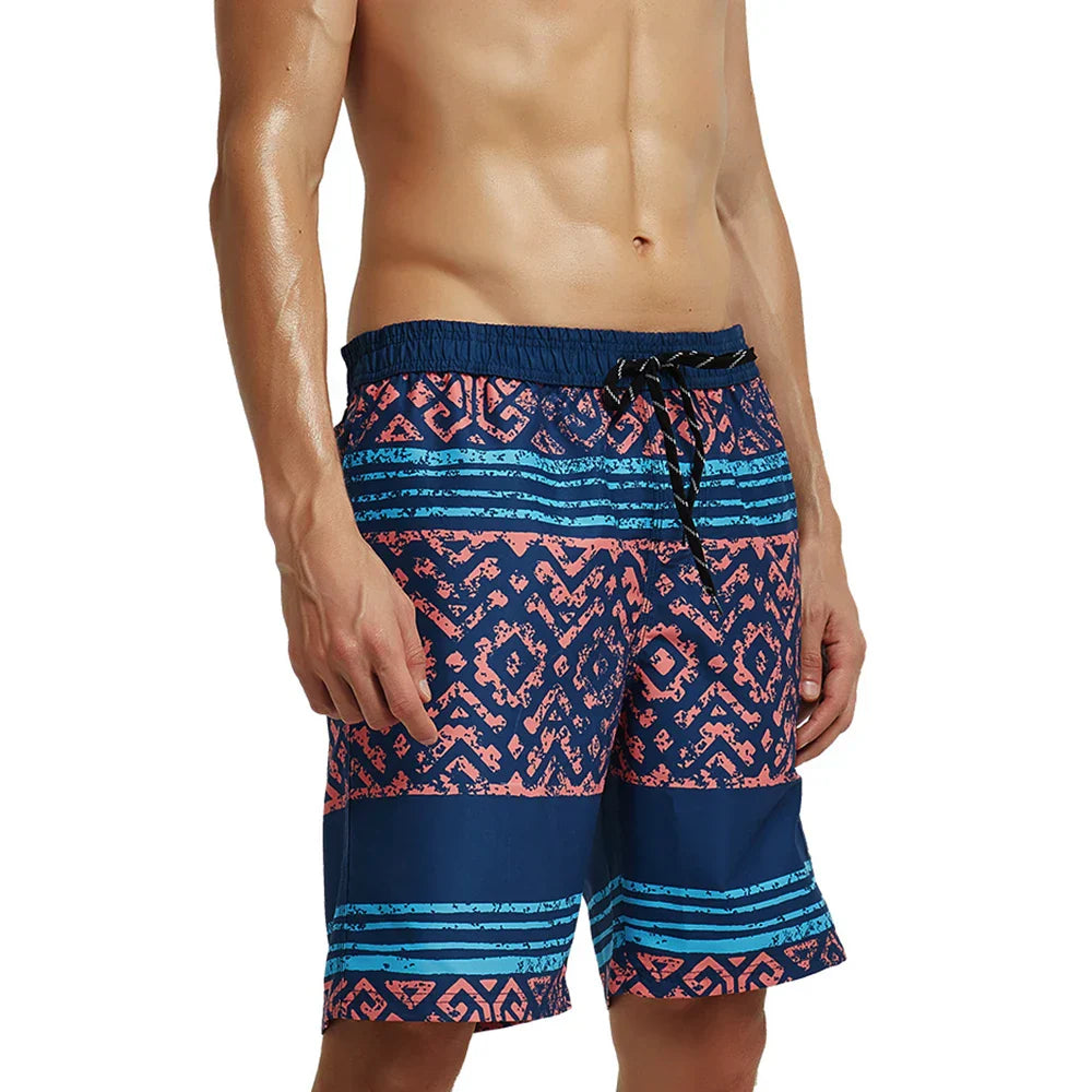 HOTMANGO Men's Beach Shorts Quick Drying Loose and