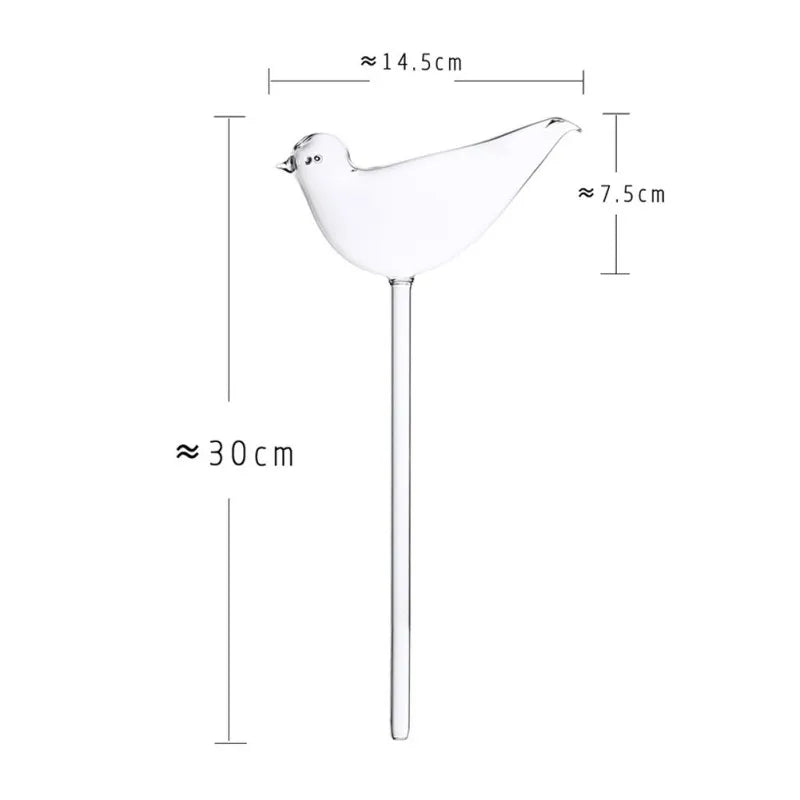 Houseplant Automatic Self Watering Glass Bird Watering Cans