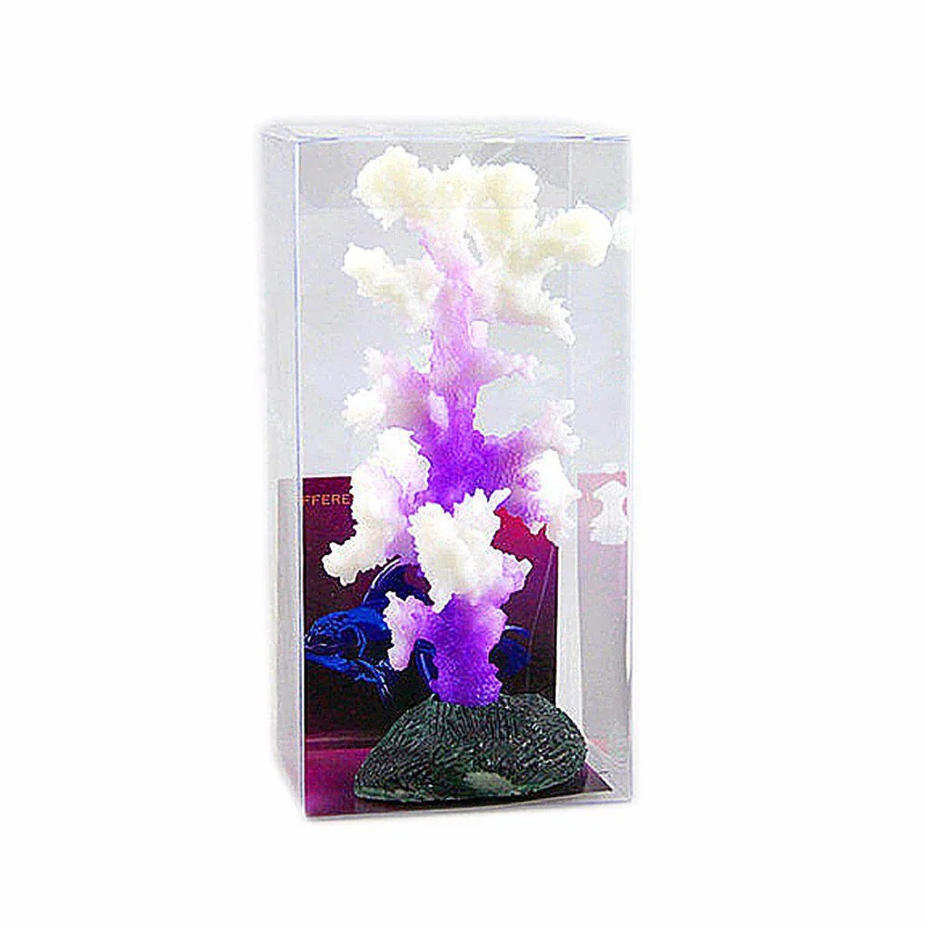 Luminous Sea Anemone Aquarium Ornament Artificial Silicone Coral