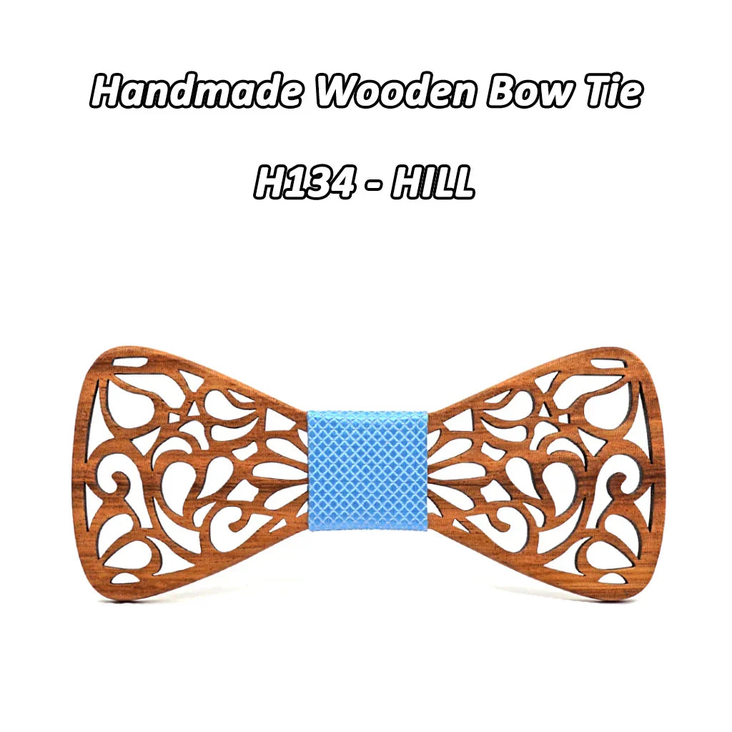 Mahoosive New Floral Wood Bow Ties for Men