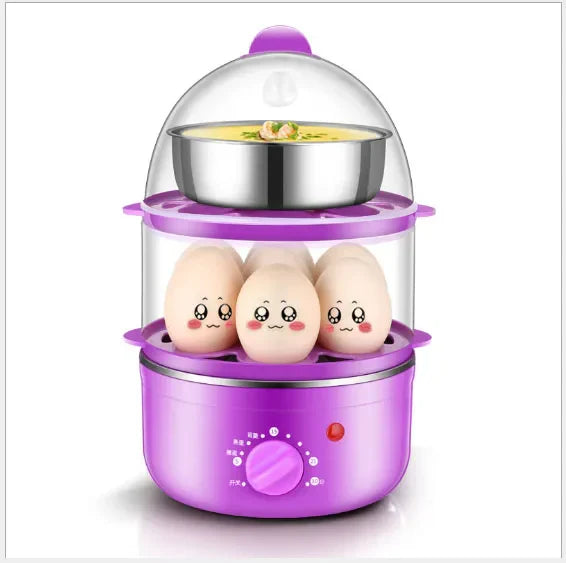 Electrical Egg Steamer 30 Minutes Timer Auto Power
