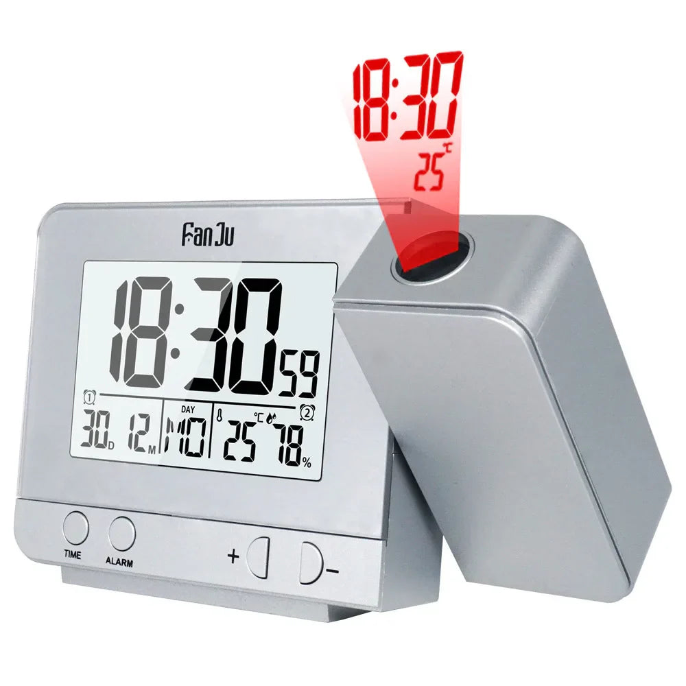 FanJu FJ3531 Alarm Clock Digital Date Snooze Function