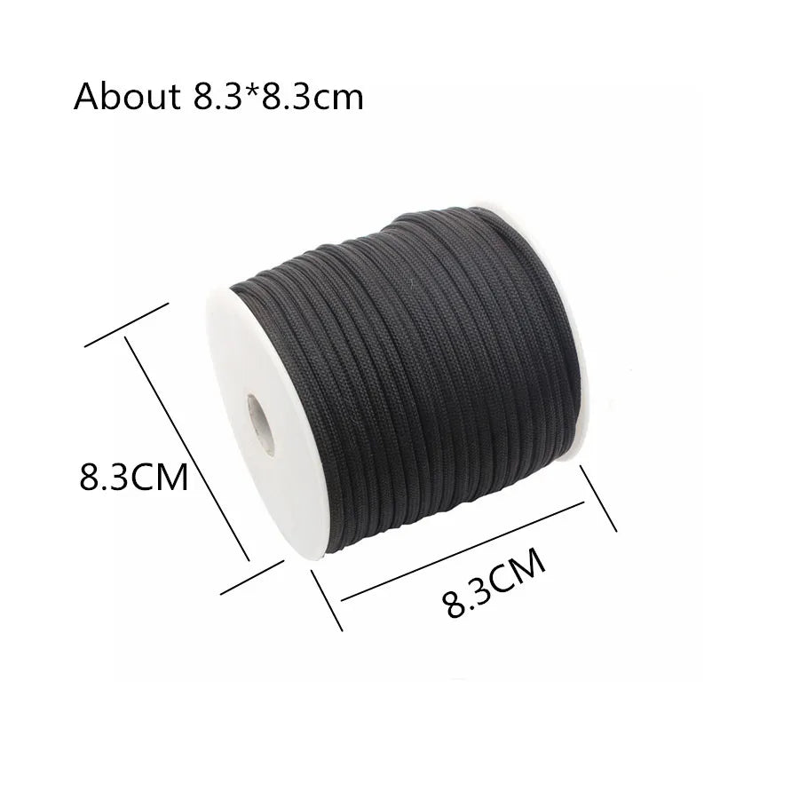 CAMPINGSKY Paracord 550 4mm Rope 100FT Survival Parachute