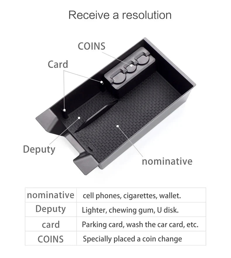 Smabee Armrest Box Storage for LEXUS ES 2018