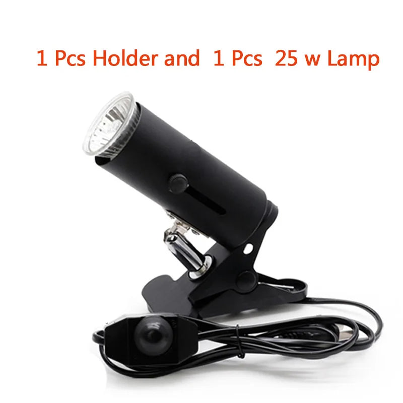 Heating Lamp Holder Clamp UVA+UVB 3.0 Lamp Set