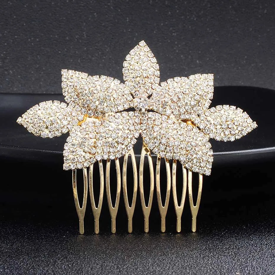 Miallo Full Austrian Crystal Hair Combs Fashion Wedding