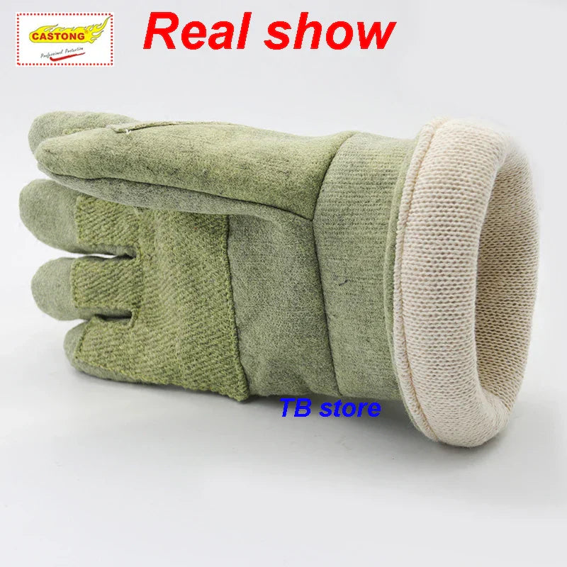 CASTONG 500 degree High temperature gloves 45cm Thickening