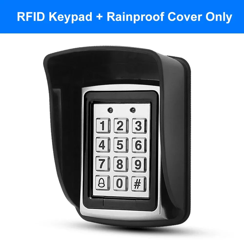 RFID Metal Access Control Keypad Waterproof Rainproof Cover