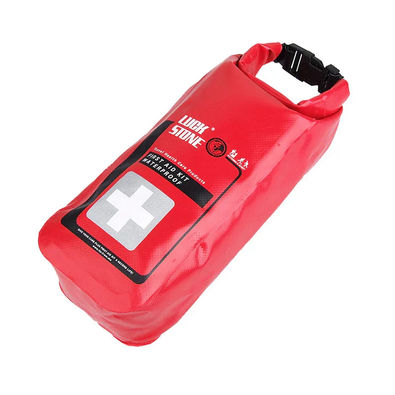 Red Waterproof 2L First Aid Bag Emergency Kits