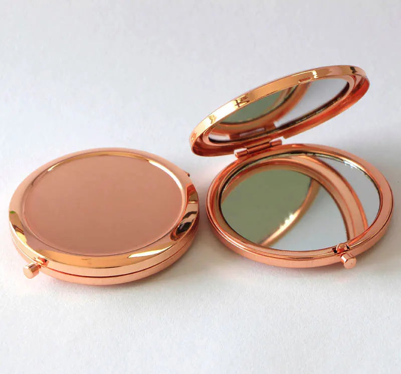 High quality Plain Rose Gold Double Sided Travel
