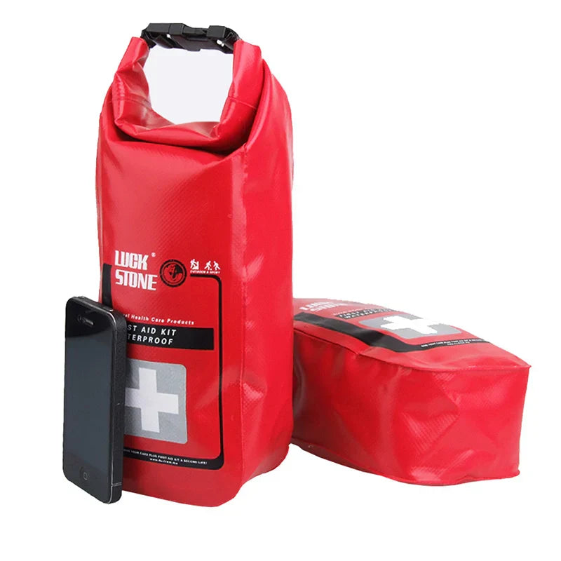 Red Waterproof 2L First Aid Bag Emergency Kits