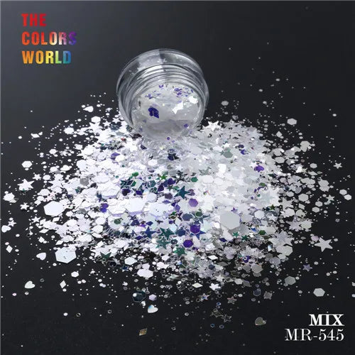TCT-093 Mix Shape Mix Size Nail Glitter