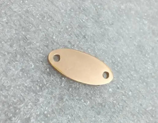 50pcscustom your logo or designLaser Engraved clothing label14x6mm