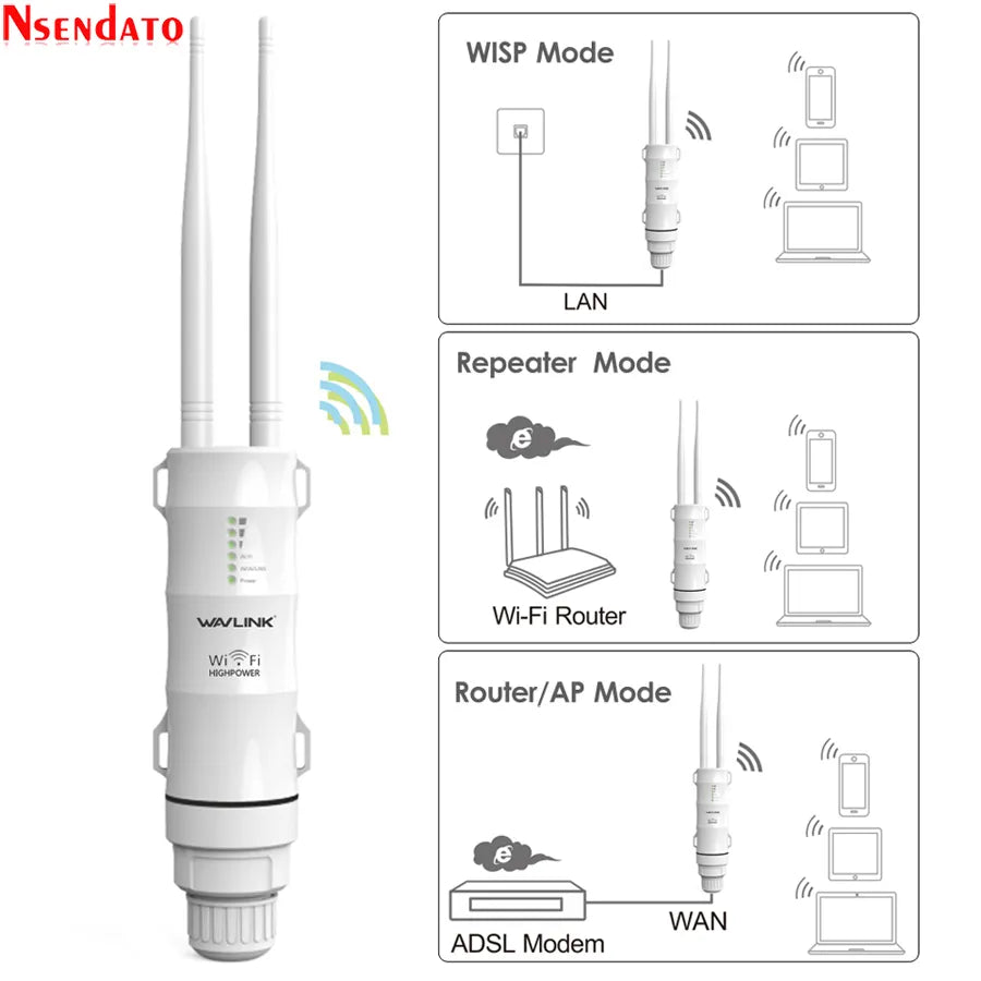 AC600 2.4G/5G Dual Band High Power Outdoor Weatherproof