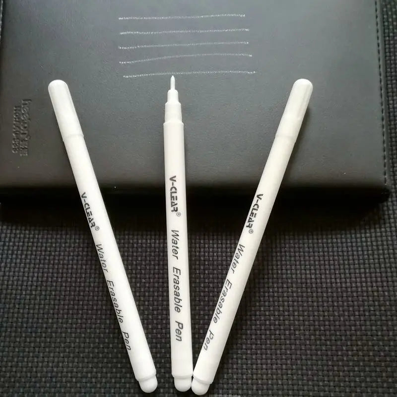 VCLEAR Water Soluble Pen White Color 3 Pcs