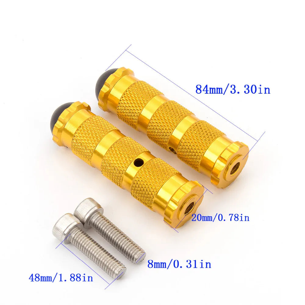 8MM CNC Aluminum Motorcycle Footpegs