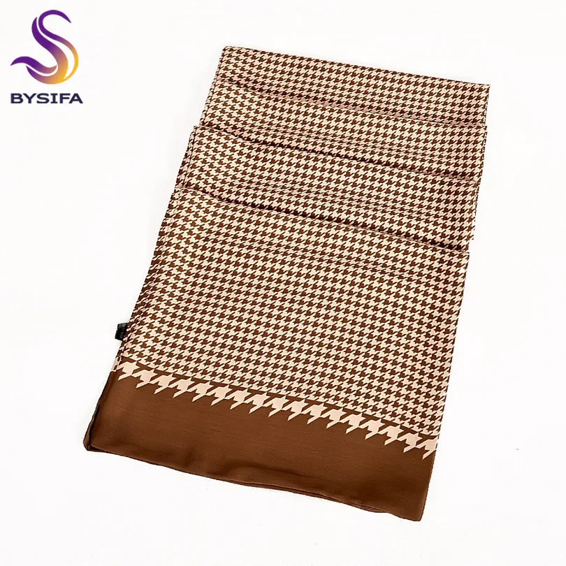 Vintage Chiffon Shawl Pearl Scarf for Women