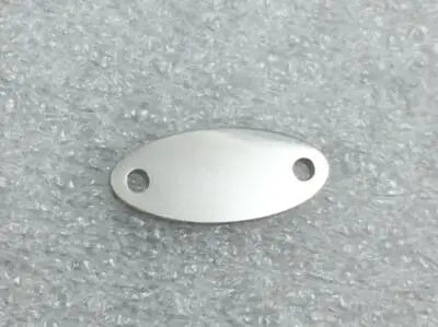 50pcscustom your logo or designLaser Engraved clothing label14x6mm