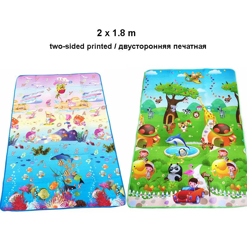 Baby Crawling Puzzle Play Mat Blue Ocean Playmat