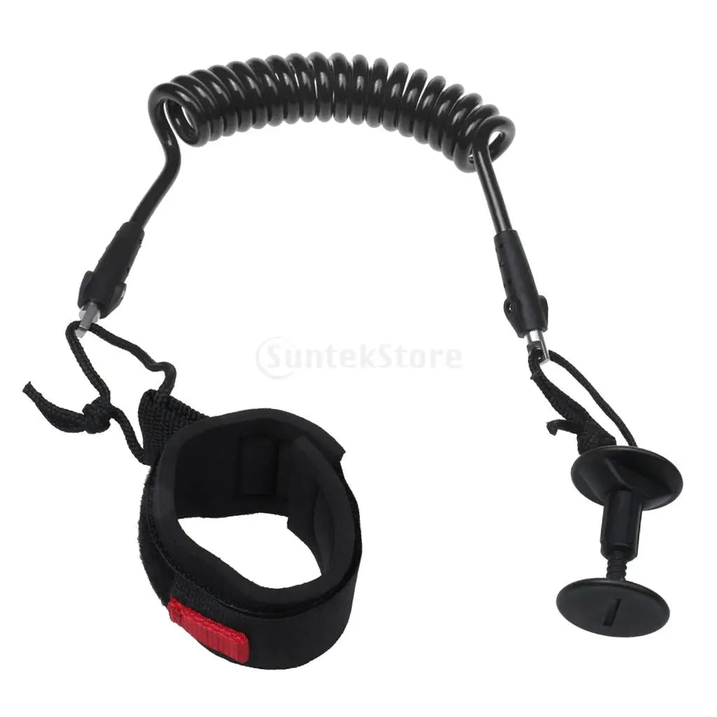 1Pcs TPU Bodyboard Coiled Wrist Leash Surf Board