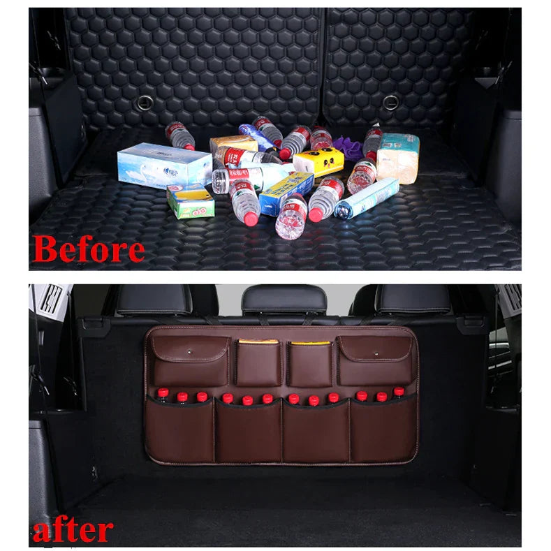 Car Rear Seat Back Storage Bag Multi Hanging