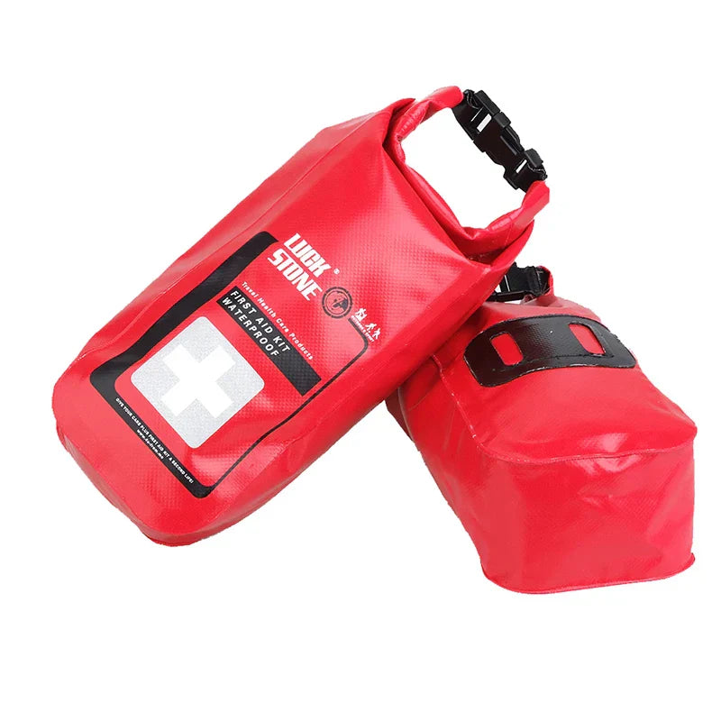 Red Waterproof 2L First Aid Bag Emergency Kits