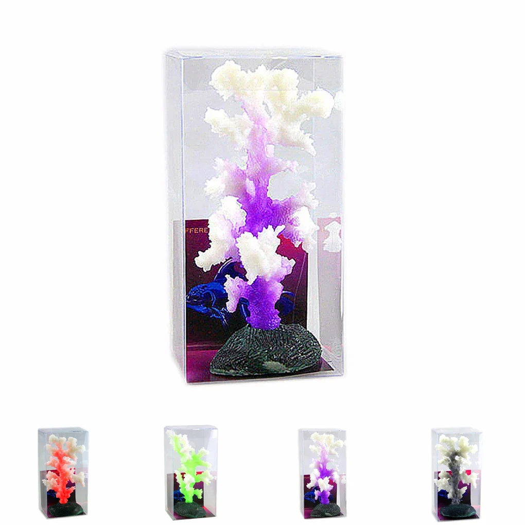 Luminous Sea Anemone Aquarium Ornament Artificial Silicone Coral