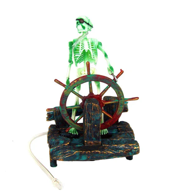 Hot Aquarium Decoration Skeleton on Toilet Fish Tank