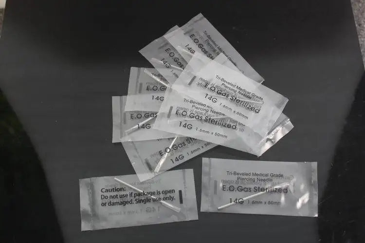 200PCS tattoo machine, 14G disposable puncture tattoo needles,