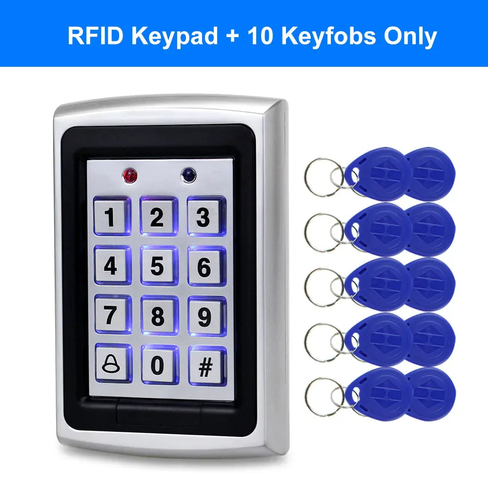 RFID Metal Access Control Keypad Waterproof Rainproof Cover