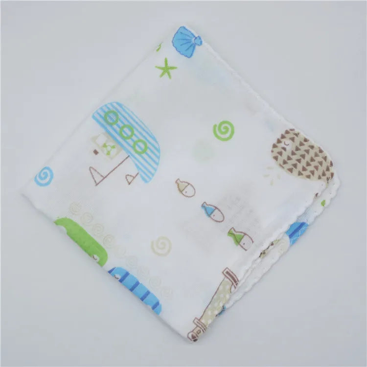 12pcs/lot 20CM Mini Cotton White Lace Printed Cartoon
