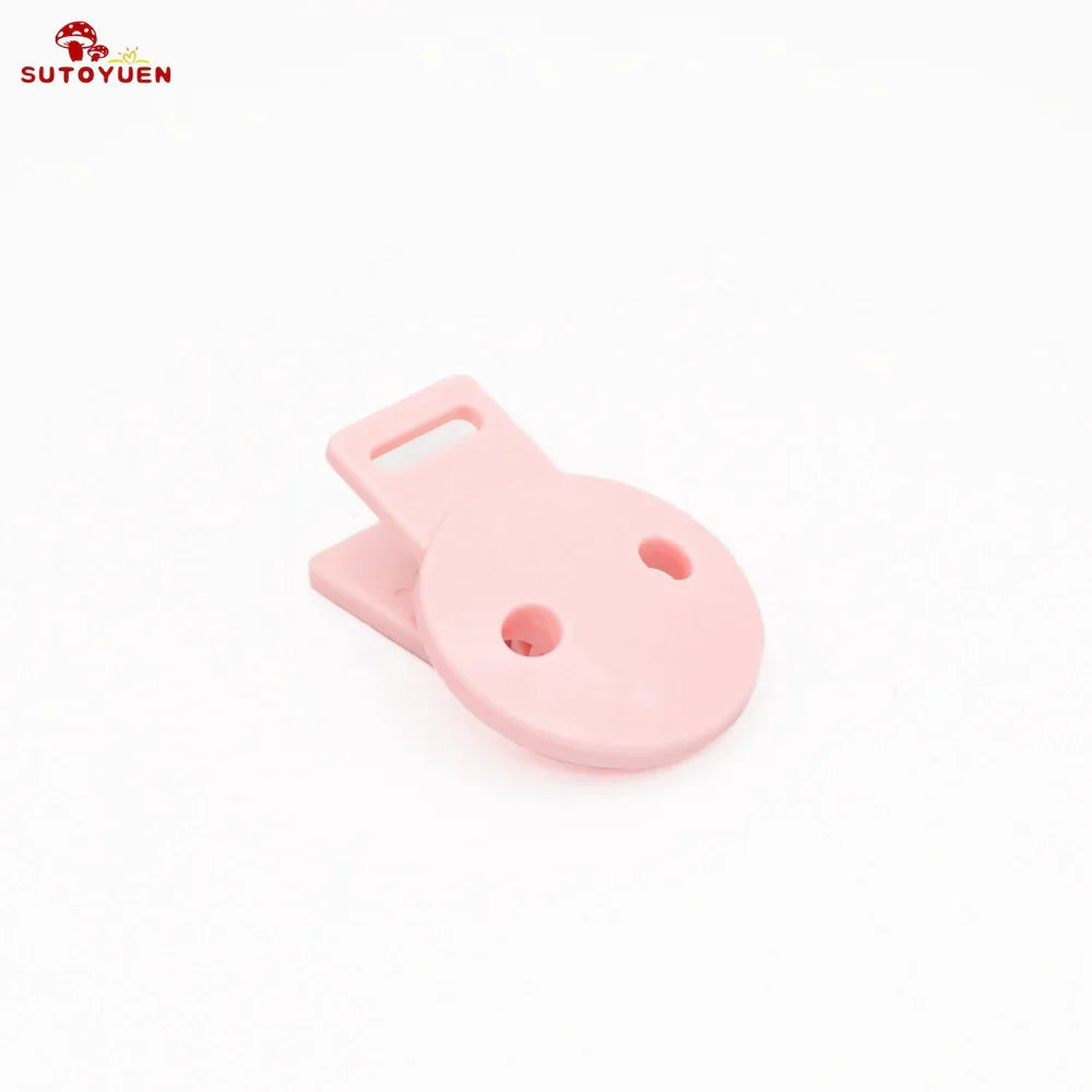 Sutoyuen 20pcs Round Head Pacifier Clip Soother Holder