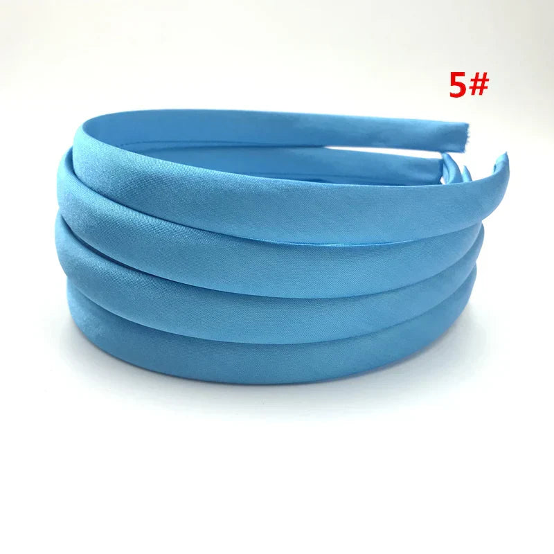 24Pcs/Lot 15mm 24 Colors Satin Fabric Covered Resin