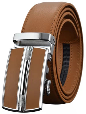 Men's Belts Luxury Automatic Buckle Genune Leather Strap