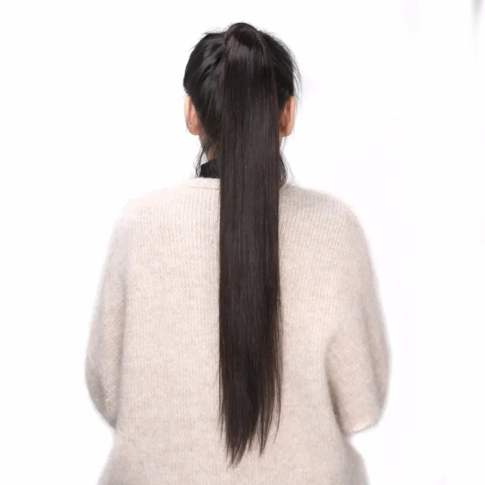 BHF 100% Human Hair Ponytail Brazilian Remy Ponytail