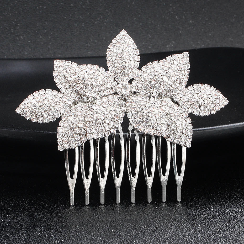 Miallo Full Austrian Crystal Hair Combs Fashion Wedding