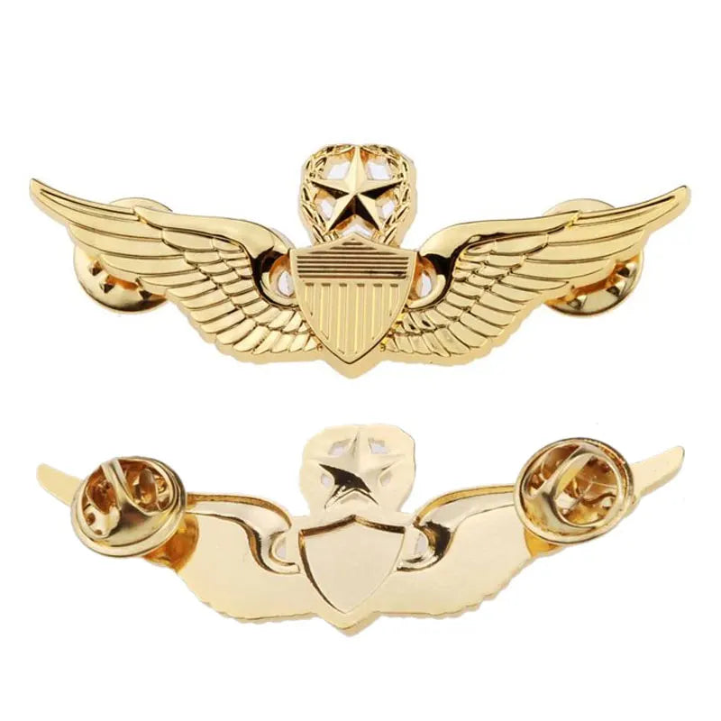 Classic Men Brooches Vintage WWII USAF Wings Military
