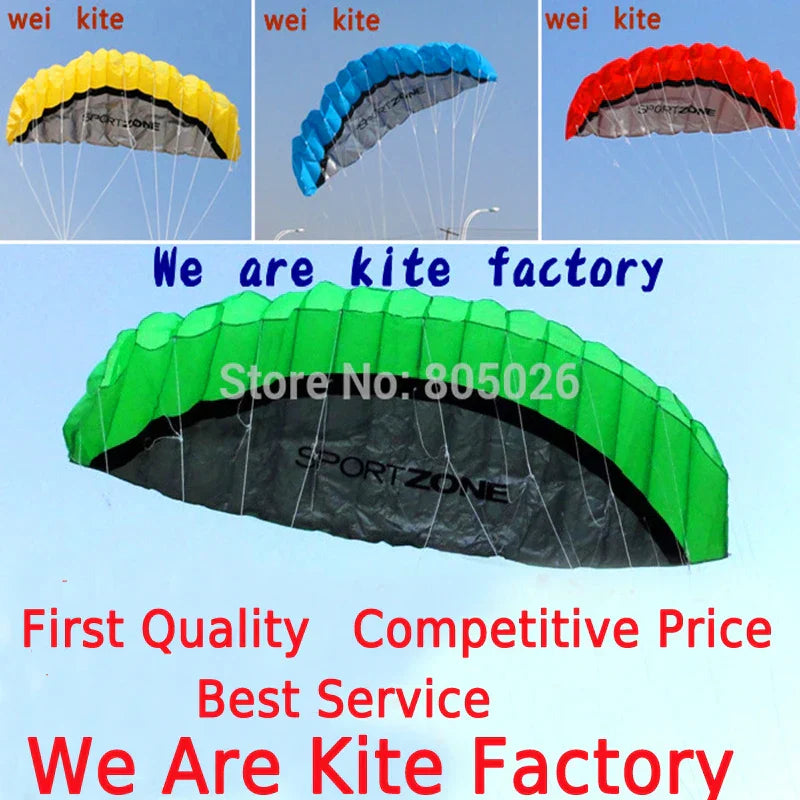 free shipping 2.5m dual Line Stunt power Kite