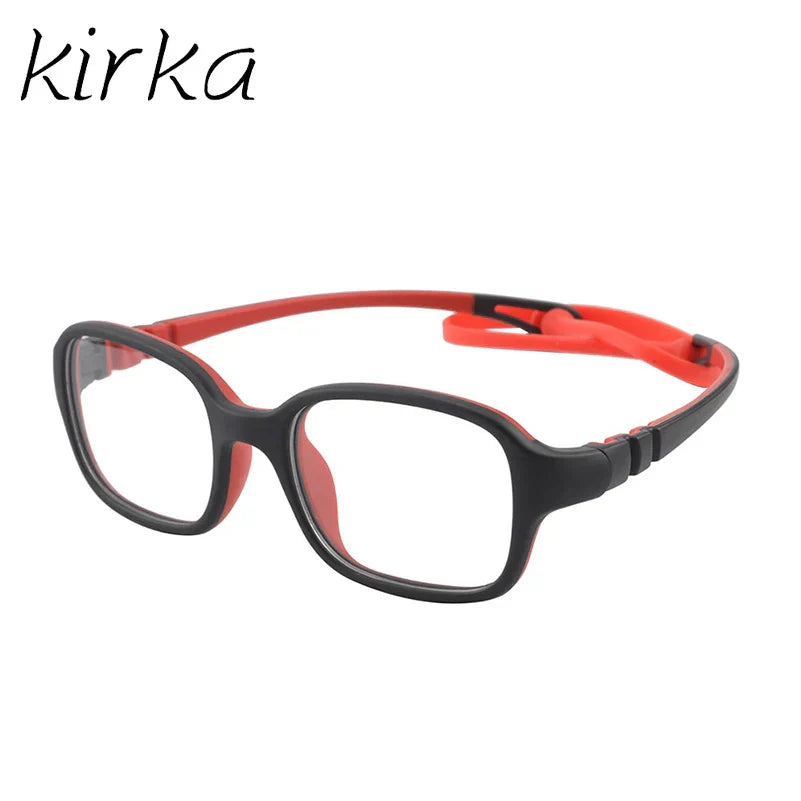 Kirka Flexible Myopia Optical Children Glasses Frame Solid