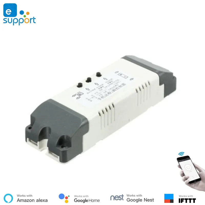 Google Home Compatible eWeLink WiFi 2 Channel Relay