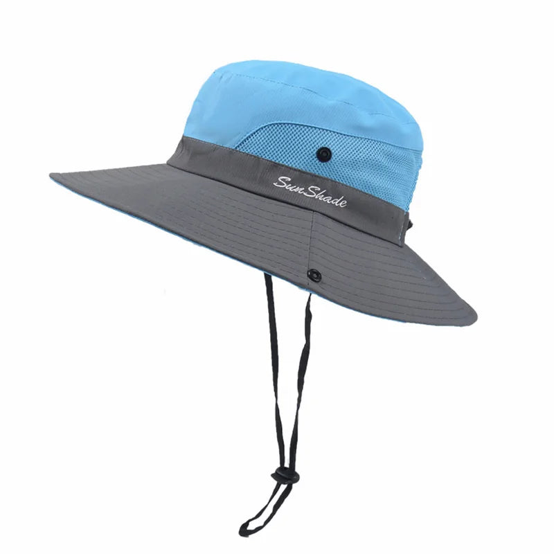 Parent-child Unisex Summer Foldable Sun Fisherman Hat Men