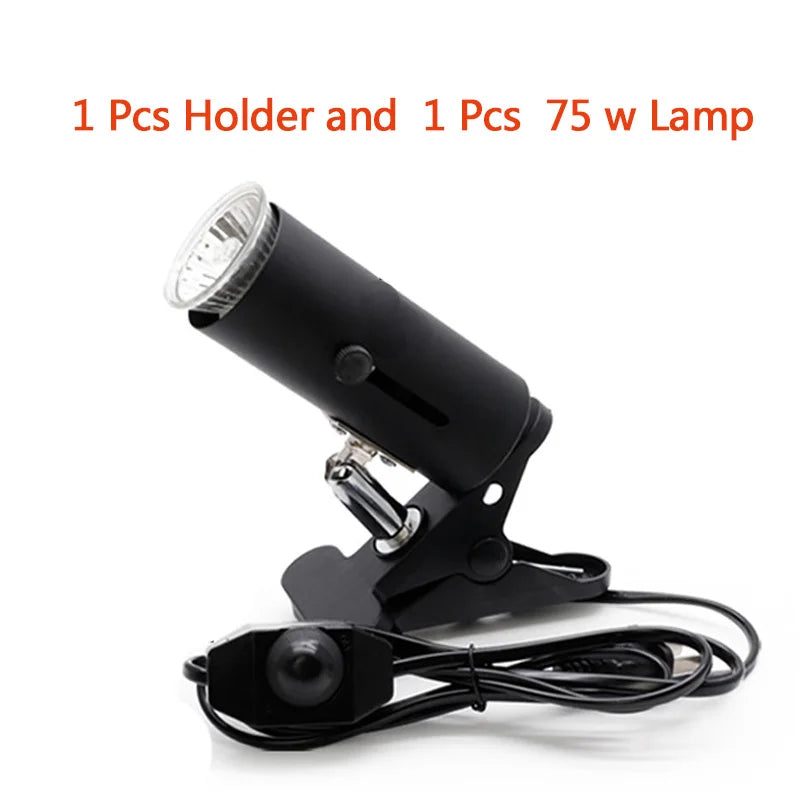 Heating Lamp Holder Clamp UVA+UVB 3.0 Lamp Set