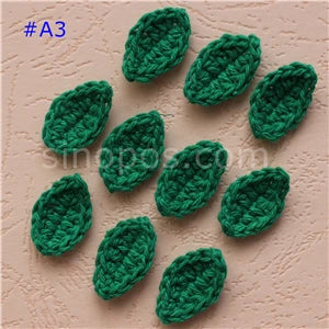 100 Colorfull Handmade Cotton Crochet Flowers, quilt scrapbooking