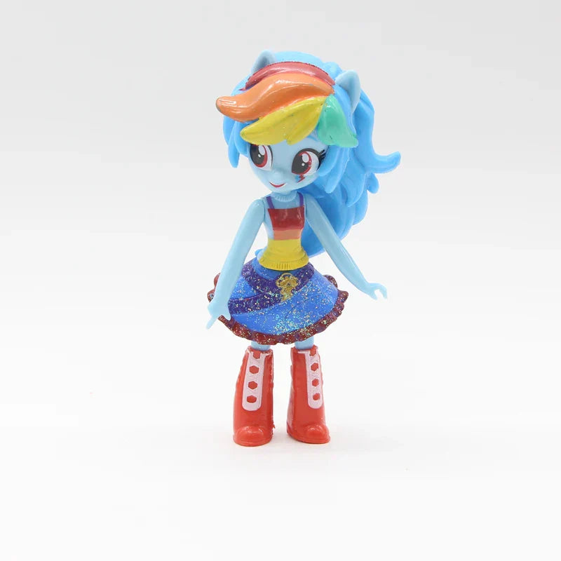 Fashion 9pcs/set My Little Pony Girls Unicorn High