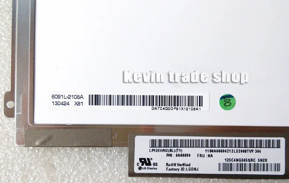 LP125WH2 SLT1 LP125WH2-SLT1 (SL)(T1) Laptop LCD LED Screen