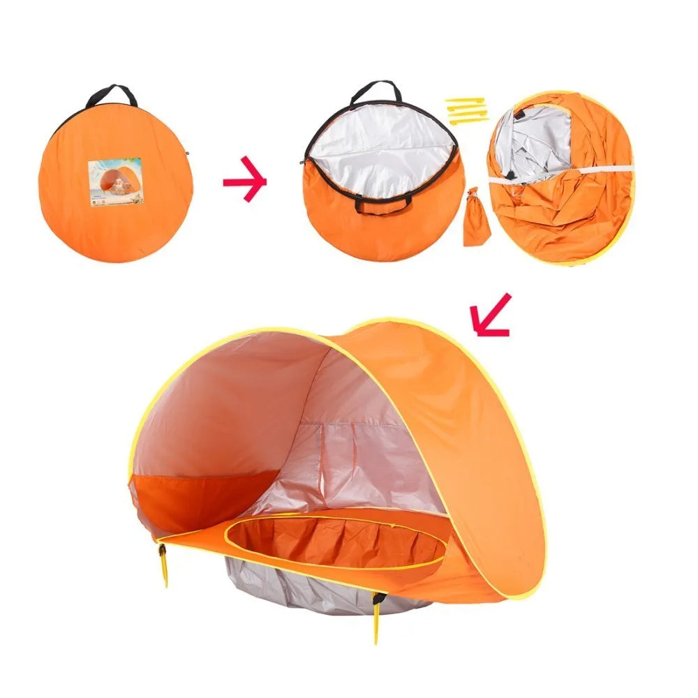 UPF 50+ Baby beach tent Waterproof Sun Shelter