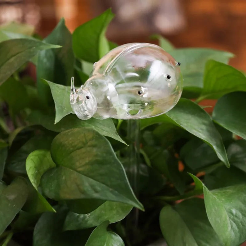 Houseplant Automatic Self Watering Glass Bird Watering Cans