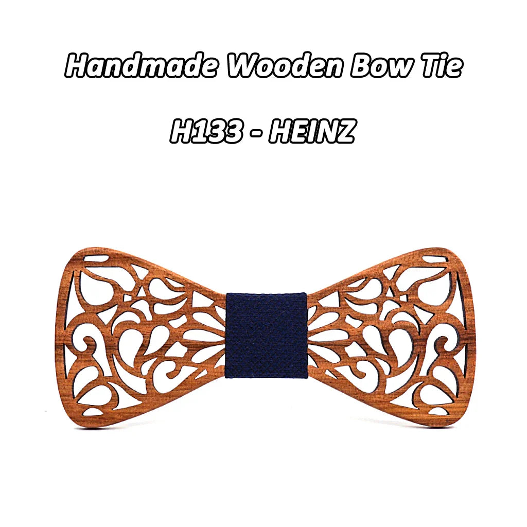 Mahoosive New Floral Wood Bow Ties for Men