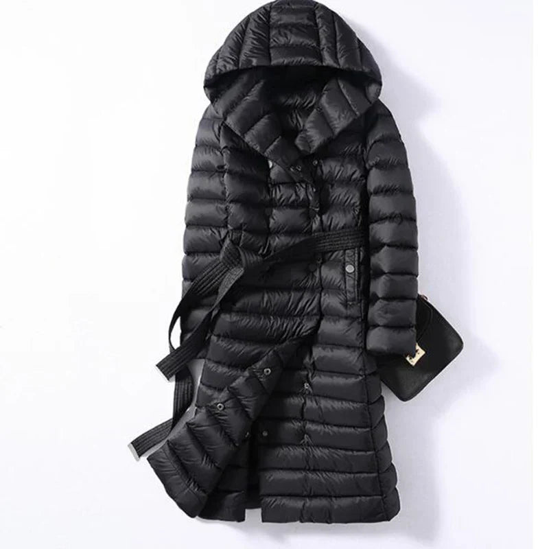 SEDUTMO Winter Long Womens Down Jackets Ultra Light