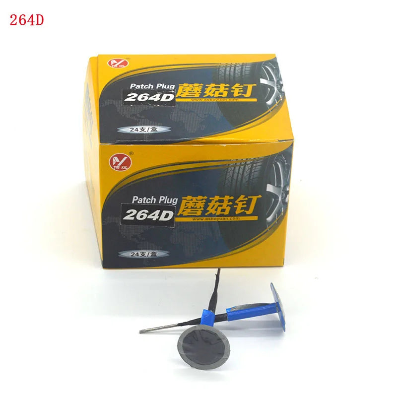24pcs/boxof mushroom nail-tyre film tyre cold patch film